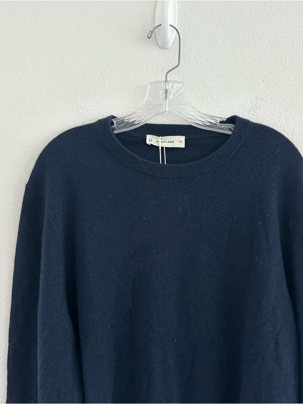 Everlane The Cashmere Crew in Black Size:‎ XL, NWT - Picture 4 of 12